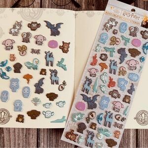 Harry Potter Magic Creature Puffy Stickers NWT